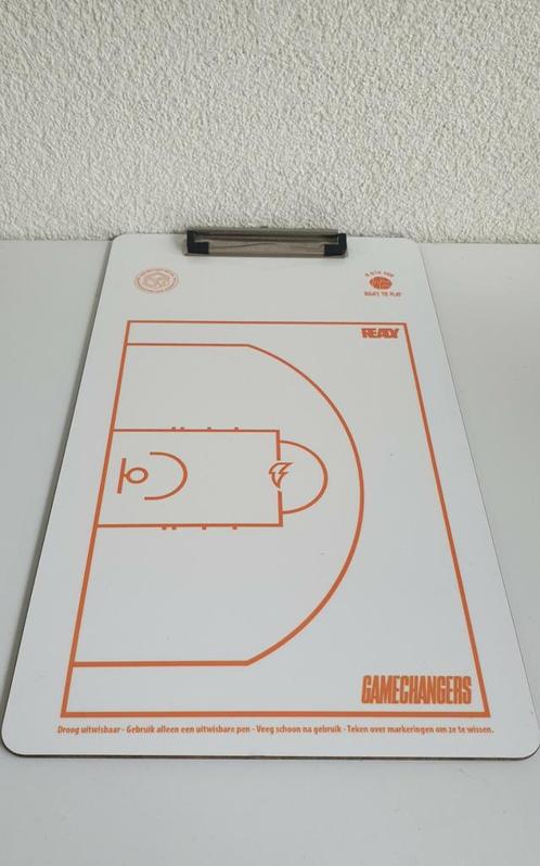 3x3 Basketbal | Coach Game Clipboard | Uitwisbaar | Nieuw, Sport en Fitness, Basketbal, Nieuw, Ring, Bord of Paal, Ophalen of Verzenden