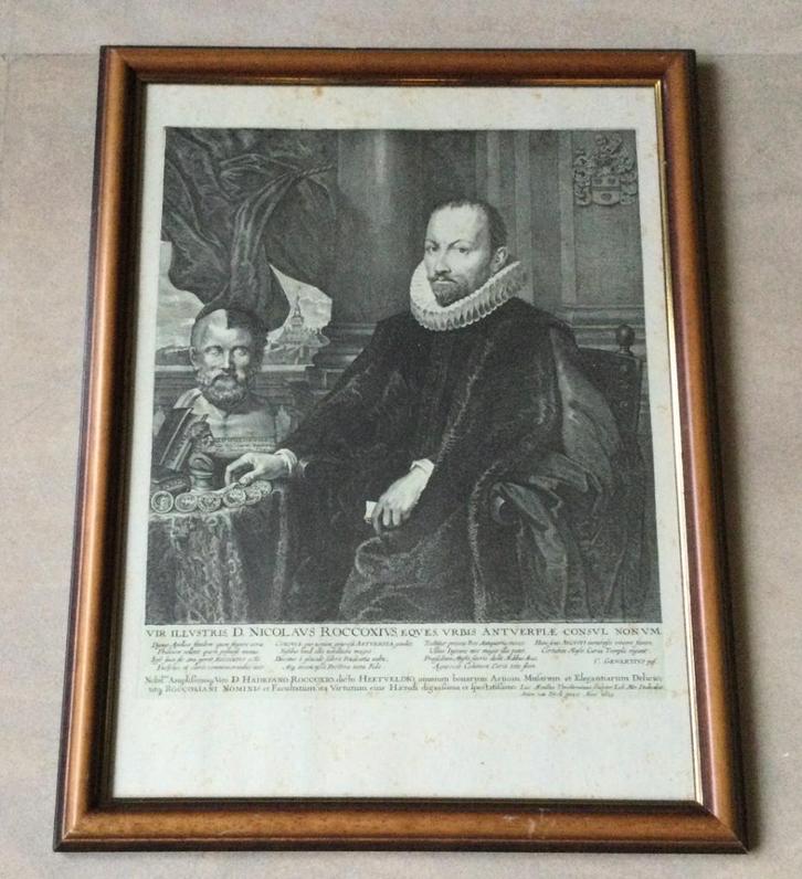 Gravure naar origineel van Vorsterman naar Anthony van Dyck, Antiek en Kunst, Kunst | Etsen en Gravures, Verzenden