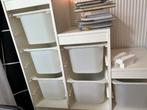Ikea trofast met bakken wit (6 bakken), Ophalen, Zo goed als nieuw, Minder dan 150 cm, Minder dan 100 cm
