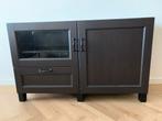 Ikea tv meubel donker hout 120x42x74, Ophalen