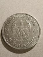 Vijf reichsmark 1935 zilver, Postzegels en Munten, Ophalen of Verzenden, Duitsland, Zilver