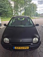 Mat zwarte Renault Twingo |2006| Lage km stand| nieuwe apk!|, Voorwielaandrijving, Zwart, Zwart, Handgeschakeld