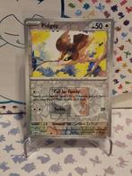 Exclusieve Pidgey Promo (Scarlet & Violet 151 / Stamp), Ophalen of Verzenden, Zo goed als nieuw, Losse kaart, Foil