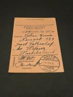 WWII Einlieferungsschein Litzmannstadt, 1944, Verzamelen, Militaria | Tweede Wereldoorlog, Ophalen of Verzenden, Nederland