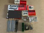 Fleischmann piccolo wissels kruising etc., Gelijkstroom, Fleischmann, Rails, Ophalen of Verzenden