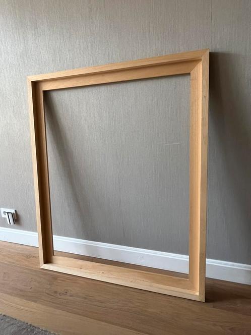 Grote houten lijst 108,5 cm x 128,5 cm, Huis en Inrichting, Woonaccessoires | Lijsten, Zo goed als nieuw, 75 cm of meer, 125 cm of meer