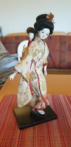 Japanse Geisha pop, Japanese doll,  antique ,original, Antiek en Kunst, Ophalen of Verzenden