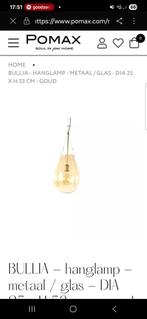 Pomax Bullia lampen set 5 amber glazen lampen, Ophalen, Zo goed als nieuw, E27 (groot), Led-lamp