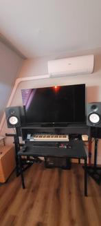 Studiodesk mat zwart - Muziekproductie Bureau, Muziek en Instrumenten, Keyboards, Ophalen, Gebruikt, Overige aantallen, Overige merken