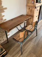 Antieke Schoolbank, Ophalen, Gebruikt, Bureau