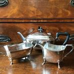 Engels verzilverde theeset, Antiek en Kunst, Ophalen of Verzenden