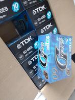 Te koop doos vol tdk cassettebandjes chrome, Cd's en Dvd's, Cassettebandjes, Ophalen of Verzenden, Zo goed als nieuw, 26 bandjes of meer