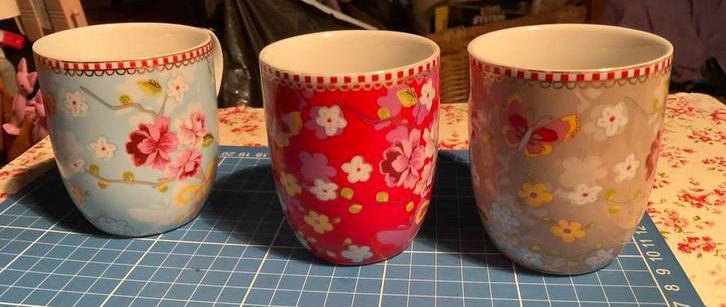 Pip Studio Senseo Kopjes - 3 stuks, Huis en Inrichting, Keuken | Keukenbenodigdheden, Gebruikt, Ophalen of Verzenden