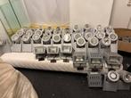Complete Partij Winkelverlichting: 45 Spots + 3m Rails, Ophalen of Verzenden, Gebruikt, GDDR6