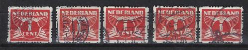 Roltanding 34 geb x 5 1928 Ook port luchtpost dienst 10% CW, Postzegels en Munten, Postzegels | Nederland, Gestempeld, T/m 1940
