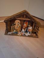 Grote Kerststal met figuren, Antiek en Kunst, Ophalen of Verzenden