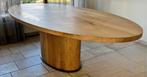 Ovale eikenhouten eettafel, Ophalen, 100 tot 150 cm, Eikenhout, 200 cm of meer