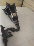 BUITENLAMP MASSIEF BRONS, 75 CM GROOT, ZWARE KWALITEIT, Ophalen, Overige materialen, Gebruikt, Wandlamp