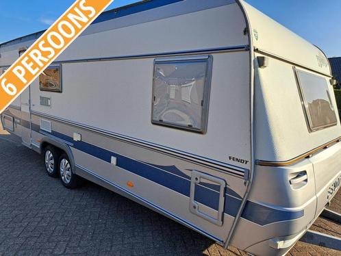 Fendt Platin 650 Voortent Isabella, Caravans en Kamperen, Caravans, Bedrijf, tot en met 6, Treinzit, Fendt, Overige, Gascomfoor