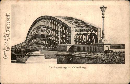 Culemborg - De SPoorbrug - Cacao Chocolaad driessen, Verzamelen, Ansichtkaarten | Nederland, Gelopen, Noord-Holland, Voor 1920