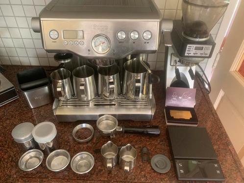 Sage dual boiler met baratza sette wi met extra’s, Witgoed en Apparatuur, Koffiemachine-accessoires, Zo goed als nieuw, Ophalen of Verzenden