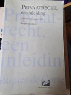 Privaatrecht een inleiding rogier de corte, Boeken, Studieboeken en Cursussen, Ophalen of Verzenden, Alpha, Gelezen, HBO