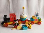 Duplo Disney verjaardagstrein 10941 met Mickey en Pluto, Ophalen of Verzenden, Zo goed als nieuw, Duplo