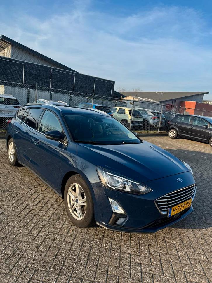Ford Focus Ecoboost stationwagon Blauw, Auto's, Ford, Particulier, Focus, ABS, Adaptieve lichten, Adaptive Cruise Control, Airbags