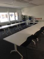 Klaptafels Lensvelt Meeting table 3000 160x80cm verrijdbaar, Ophalen of Verzenden, Met wielen, Gebruikt, Bureau