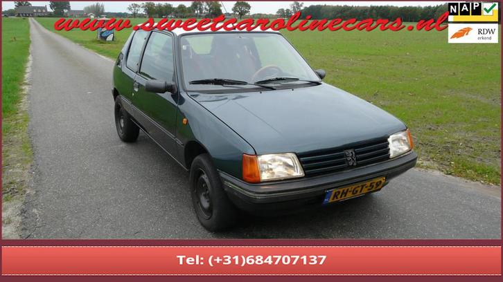 Peugeot 205 1.4 Génération,Customized 'ralley' audio!, Auto's, Peugeot, Bedrijf, Te koop, Centrale vergrendeling, Elektrische ramen