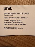 Maarten Heijmans en Cor Bakker - Ramses enzo (Haarlem), Twee personen, Februari