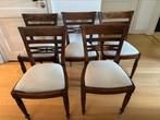 Eetkamerstoelen handgemaakt Indonesisch, Ophalen, Gebruikt, Bruin, Indonesisch