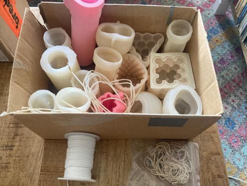 Kaarsen mallen en kaarsvet, Hobby en Vrije tijd, Knutselen, Gebruikt, Materiaal, Ophalen