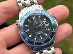 Omega Seamaster 300M GMT, Sieraden, Tassen en Uiterlijk, Horloges | Heren, Staal, Staal, Ophalen of Verzenden, Zo goed als nieuw