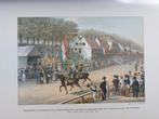 16 / Draverij Leeuwarden om Gouden Zweep met Willem I 1830, Antiek en Kunst, Kunst | Litho's en Zeefdrukken, Ophalen of Verzenden