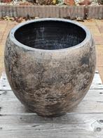 Mooie Bloempot - Aardewerk - Ø33cm, H30cm, Gebruikt, Rond, Minder dan 40 cm, Tuin