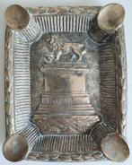 Antiek koperen asbak met leeuw waterloo, Verzamelen, Ophalen of Verzenden, Gebruikt, Asbak