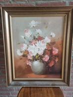 Bloemenstilleven Schilderij, Antiek en Kunst, Kunst | Schilderijen | Klassiek, Ophalen of Verzenden