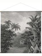 HKliving wandkleed, jungleprint, grijs/ wit, Huis en Inrichting, Woonaccessoires | Wanddecoraties, Ophalen, Zo goed als nieuw