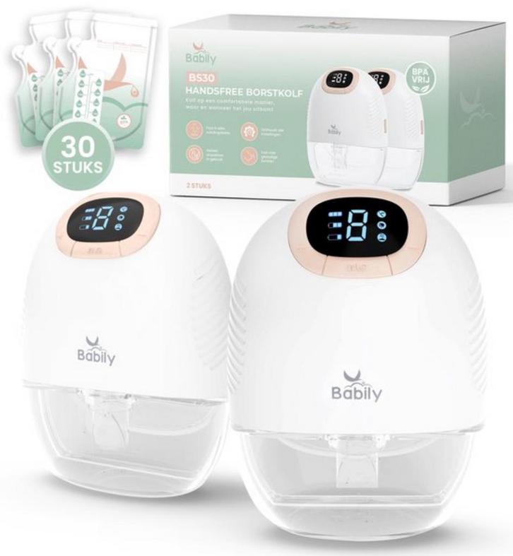 Babily BS30 Handsfree Borstkolf, Kinderen en Baby's, Babyvoeding en Toebehoren, Zo goed als nieuw, Borstkolf, Ophalen of Verzenden