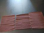 Set van 3 bruine placemats, Ophalen, Gebruikt, Rechthoek, Binnen