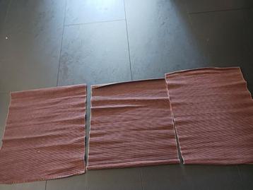 Set van 3 bruine placemats beschikbaar voor biedingen