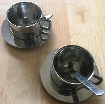 ZEER ZELDZAAM! ICM Boca-espressoset + lepeltjes x2 beschikbaar voor biedingen
