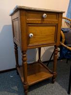 Antiek Nachtkastje met Marmeren Blad, Antiek en Kunst, Antiek | Meubels | Kasten, Ophalen