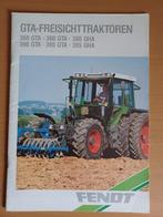 Folder Fendt werktuigdrager 365, 380, 390, 395 GTA 380, 395, Ophalen of Verzenden, Gelezen, Tractor en Landbouw