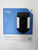 Ring Spotlight Cam Plus - Batterij- Beveiligingscamera, Nieuw, Buitencamera, Ophalen of Verzenden