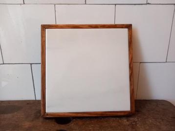 vintage onderzetter, tegel, hout voor pan, bloempot, of...   beschikbaar voor biedingen