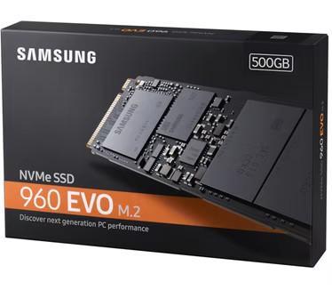 Samsung 960 EVO 500GB NVMe SSD, Computers en Software, Harde schijven, Zo goed als nieuw, Desktop, Intern, SSD, SATA, Ophalen of Verzenden