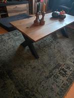 Eettafel en salontafel, zelfgemaakte set, Ophalen, Gebruikt, 50 tot 100 cm, 150 tot 200 cm