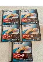 DVD+R Philips nieuw 5 stuks, Ophalen of Verzenden, Nieuw